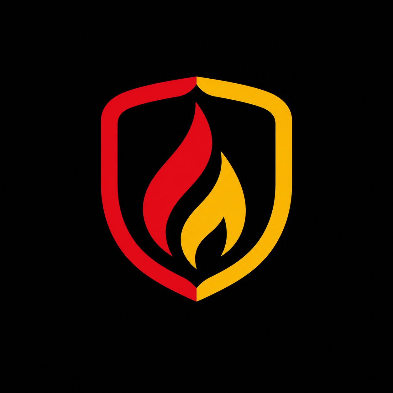 PetroSoko shield flame icon